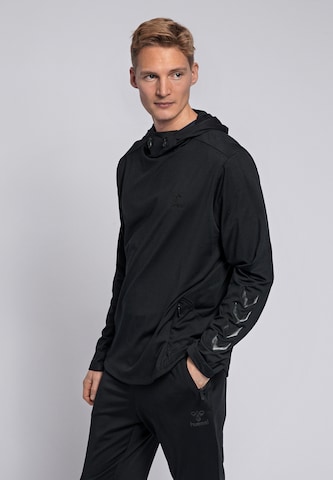 Hummel Athletic Sweatshirt in Black: front