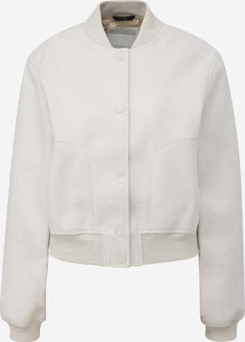 QS Between-season jacket in Beige: front