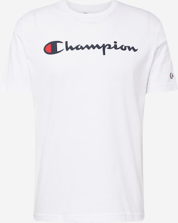 Tricou de la Champion Authentic Athletic Apparel pe alb: față