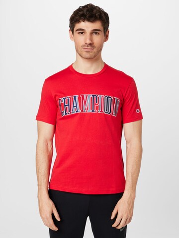 Champion Authentic Athletic Apparel Koszulka w kolorze czerwony: przód