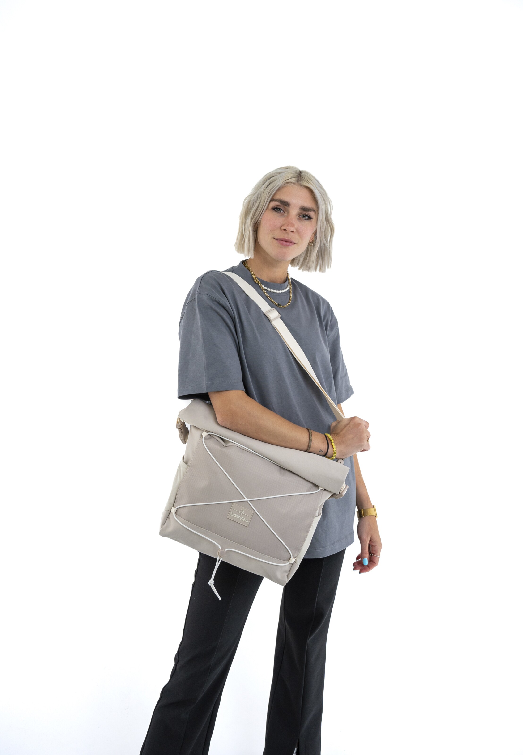 Johnny Urban Сумка через плечо 'Dylan' в Бежевый