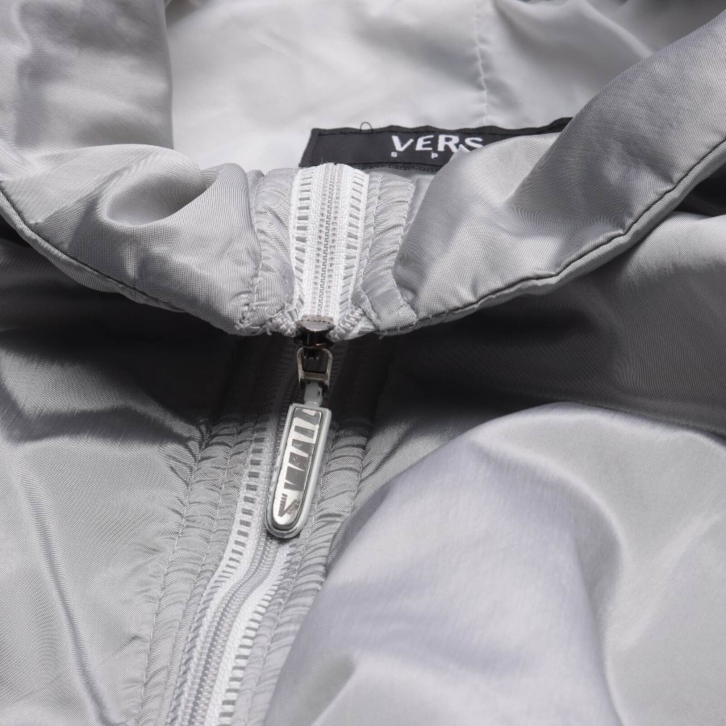 VERSACE Jacket & Coat in M in Grey