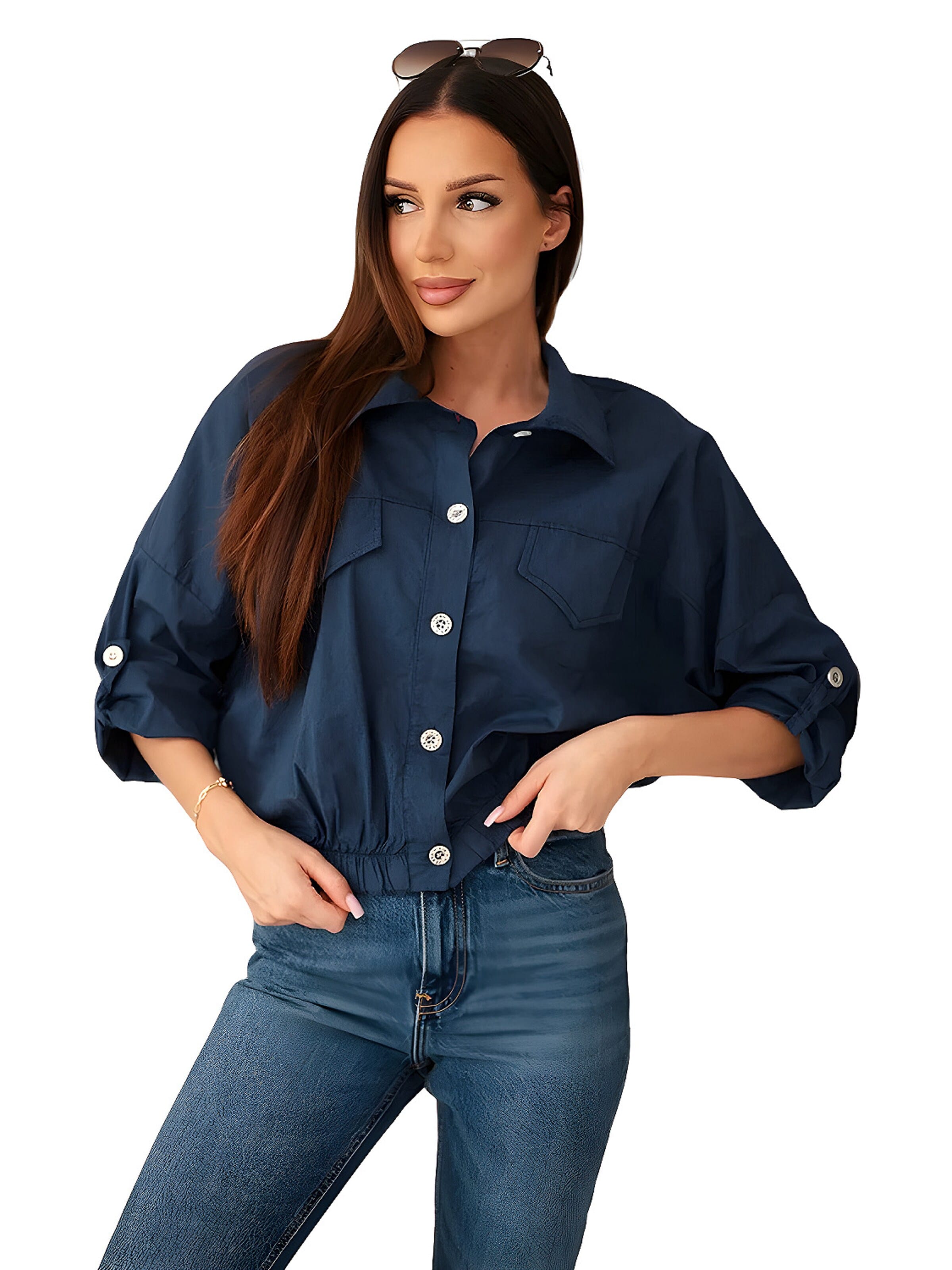 Lumera Tussenjas 'Lusso' in Blauw: voorkant