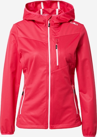 Veste outdoor CMP en rouge : devant