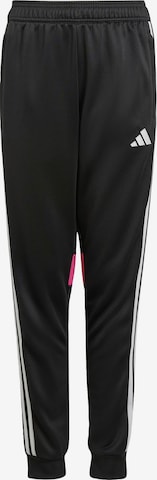 ADIDAS PERFORMANCE Workout Pants 'Tiro 25 Essentials' in Black: front