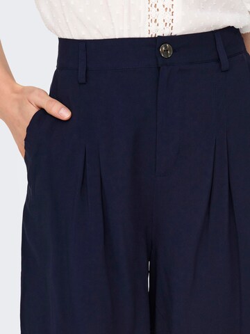 ONLY Voľný strih Plisované nohavice 'Nova Toria' - Modrá