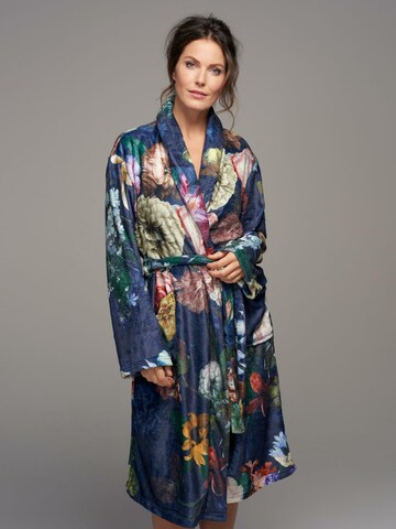 ESSENZA Bademantel 'Fleur' in Blau: Vorderseite