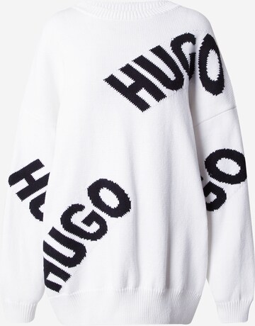 Pullover extra large 'Slaria' di HUGO in bianco: frontale