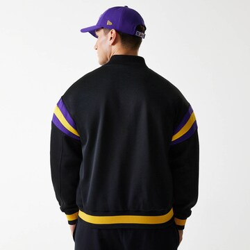 NEW ERA Jacke 'La Lakers' in Schwarz