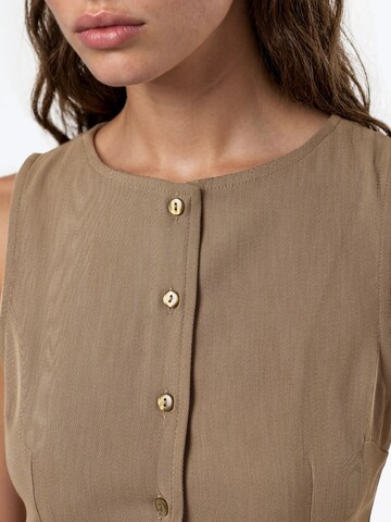 Hiccup Blusentop in Beige