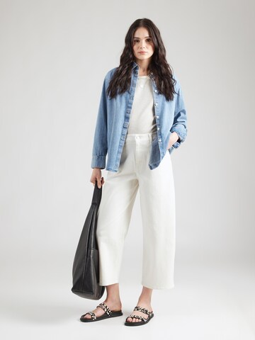 Calvin Klein Jeans Barrel Teksapüksid, värv valge