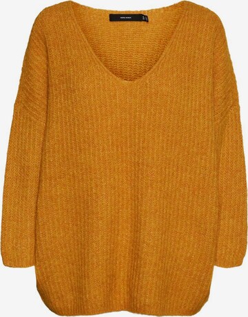 VERO MODA Sweater in Yellow: front
