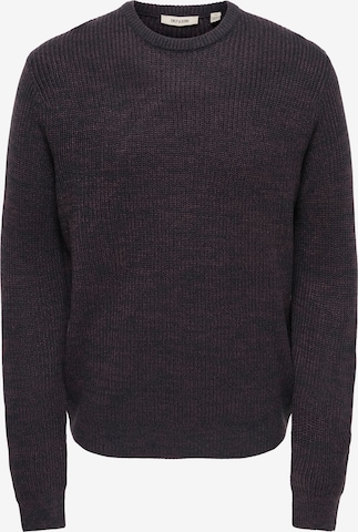Only & Sons Pullover in Lila: Vorderseite