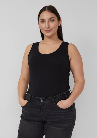 s.Oliver Top in Zwart: voorkant