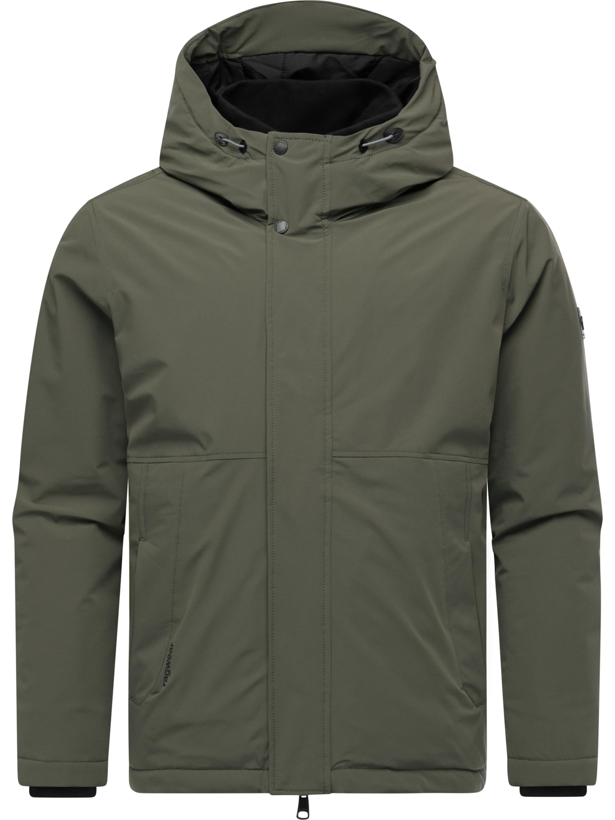 Ragwear Χειμερινό μπουφάν 'Saqon' σε πράσινο: μπροστά