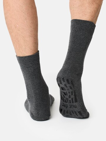 Nur Die Sokken ' Silikondruck ' in Grijs