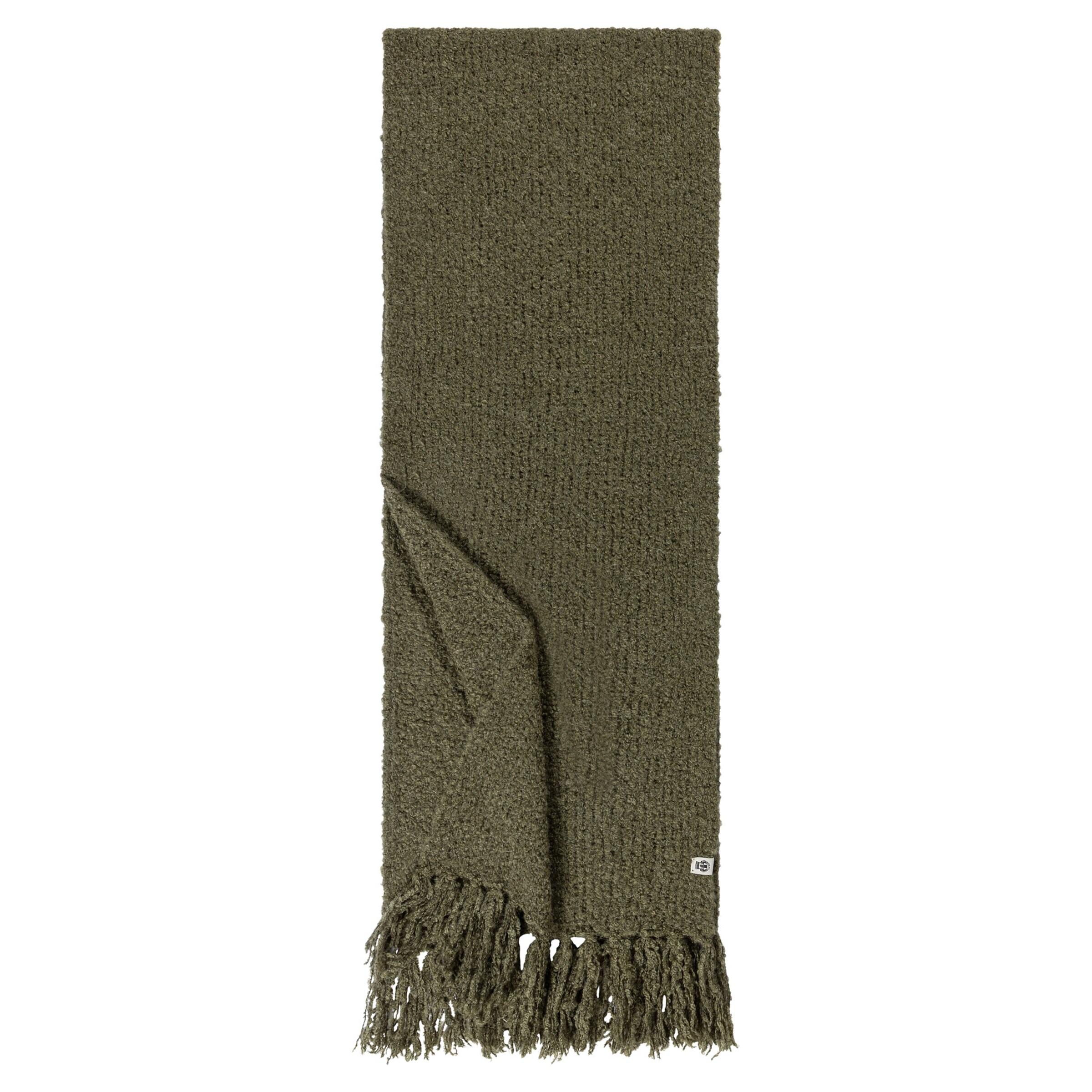 Roeckl Scarf 'CLASSIC BOUCLÉ' in Green: front