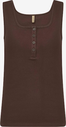 Top 'MIGNON' di Soyaconcept in marrone: frontale