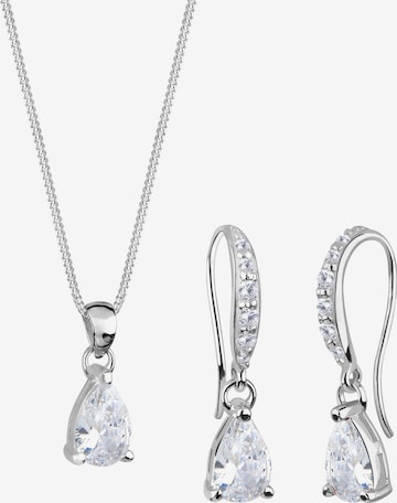 ELLI Jewelry Set in Silver: front