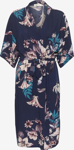 Cream - Kimono 'Otta' em azul: frente