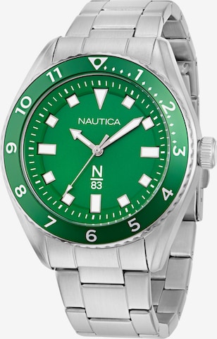NAUTICA Analoog horloge 'Finn World' in Zilver: voorkant