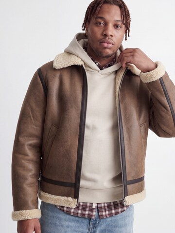 Veste mi-saison 'JORNORREBRO' Jack & Jones Plus en marron