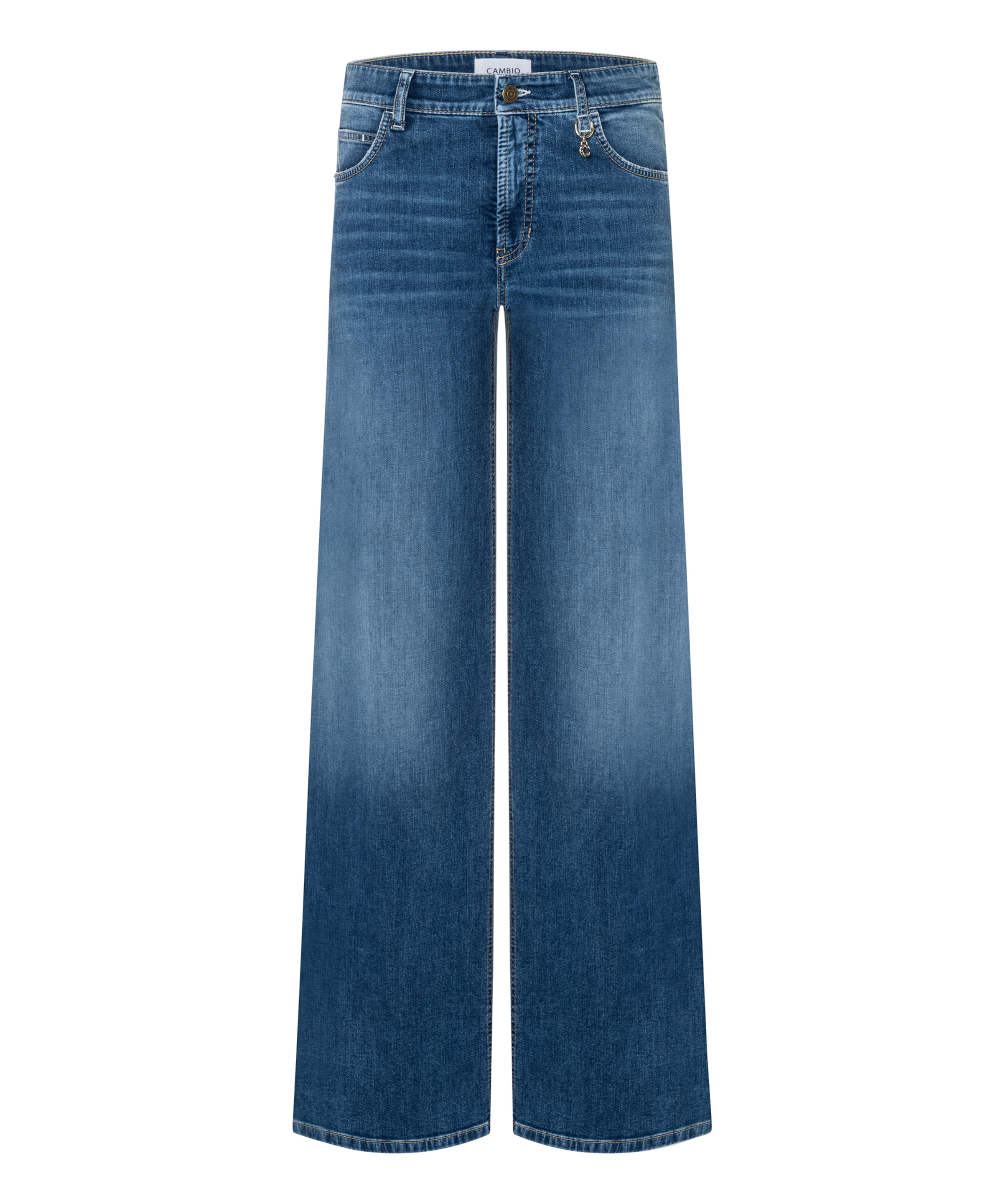Cambio Regular Jeans ' Aimee ' in Blau: Vorderseite