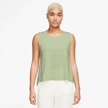 NIKE Sports top in Green: front