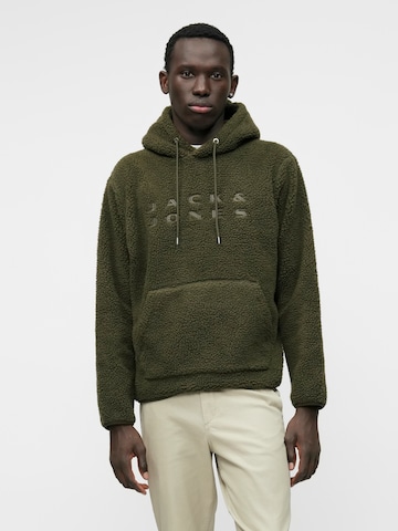 JACK & JONES Pullover 'JCOFLARE' in Grün: Vorderseite