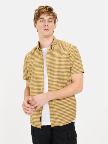 CAMEL ACTIVE Regular fit Button Up Shirt in Orange: front