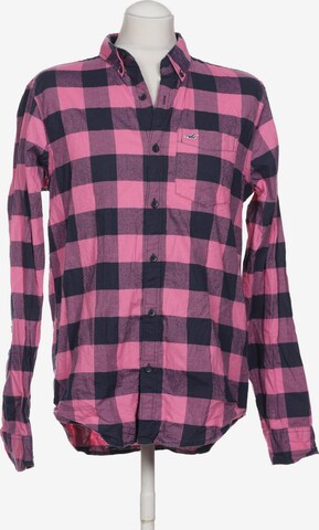 HOLLISTER Button Up Shirt in M in Pink: front