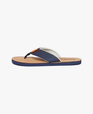Superdry T-bar sandals in White: front