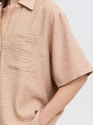 b.young Bluse 'Gaiya' in Braun