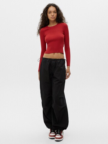 Pull-over Pull&Bear en rouge