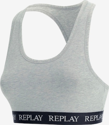 REPLAY Bra in Grey: front