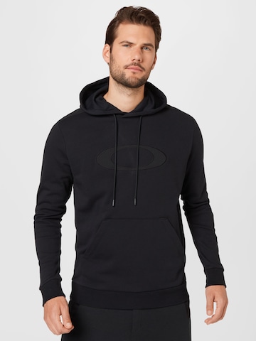 OAKLEY - Sweatshirt de desporto 'ELLIPSE' em preto: frente