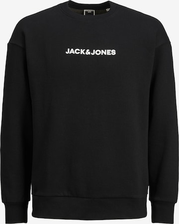 JACK & JONES Mikina 'Swish' – černá: přední strana