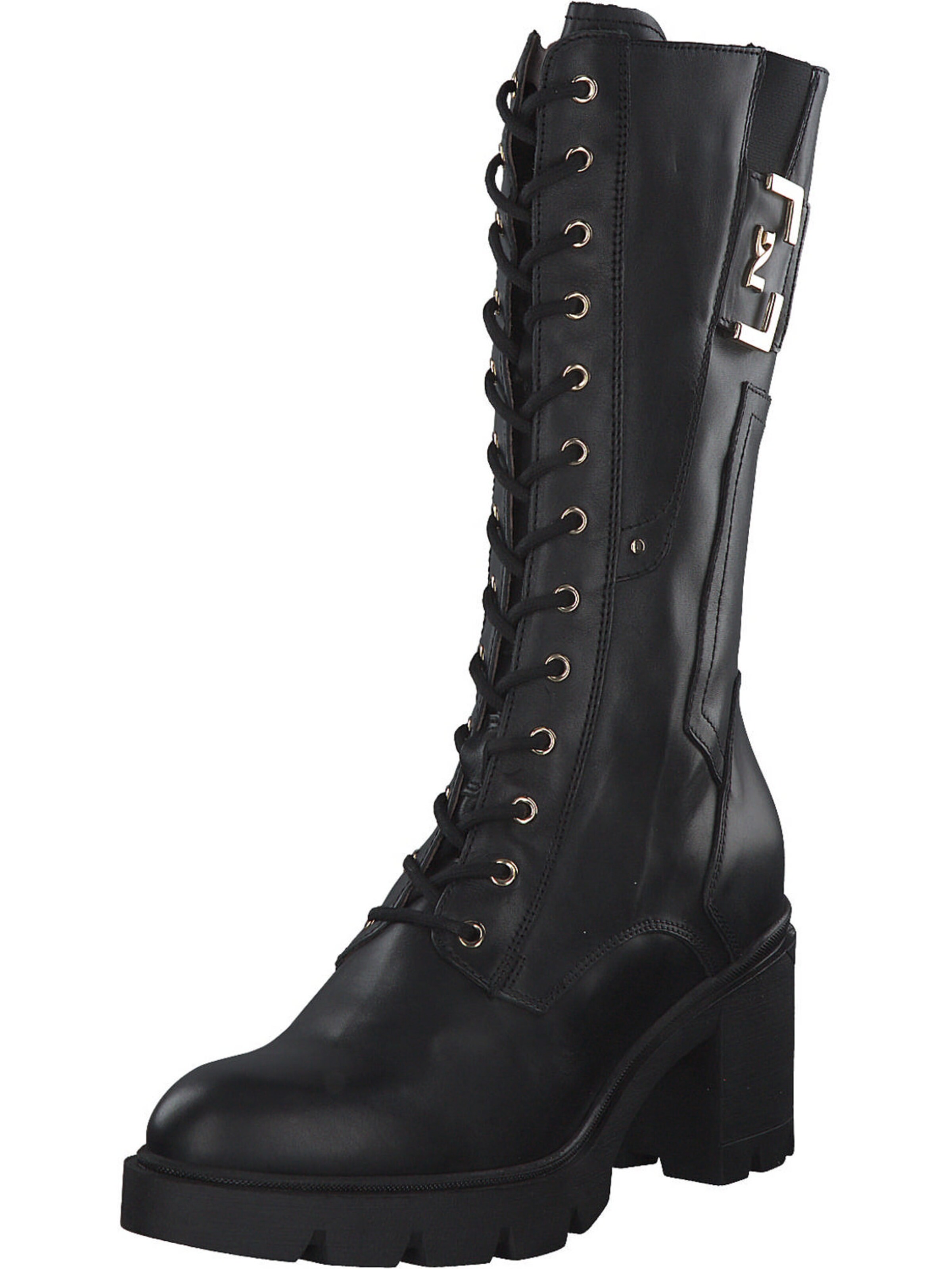 Nero Giardini Snørestøvler i sort: forside