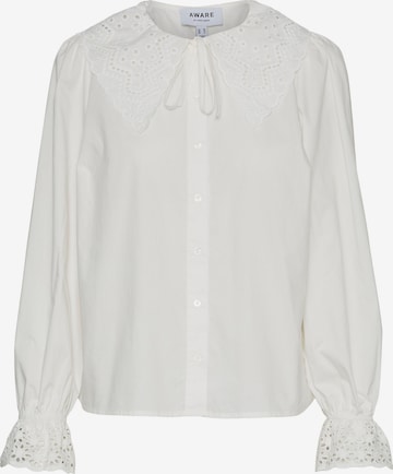 Aware - Blusa 'Isabel' en blanco: frente