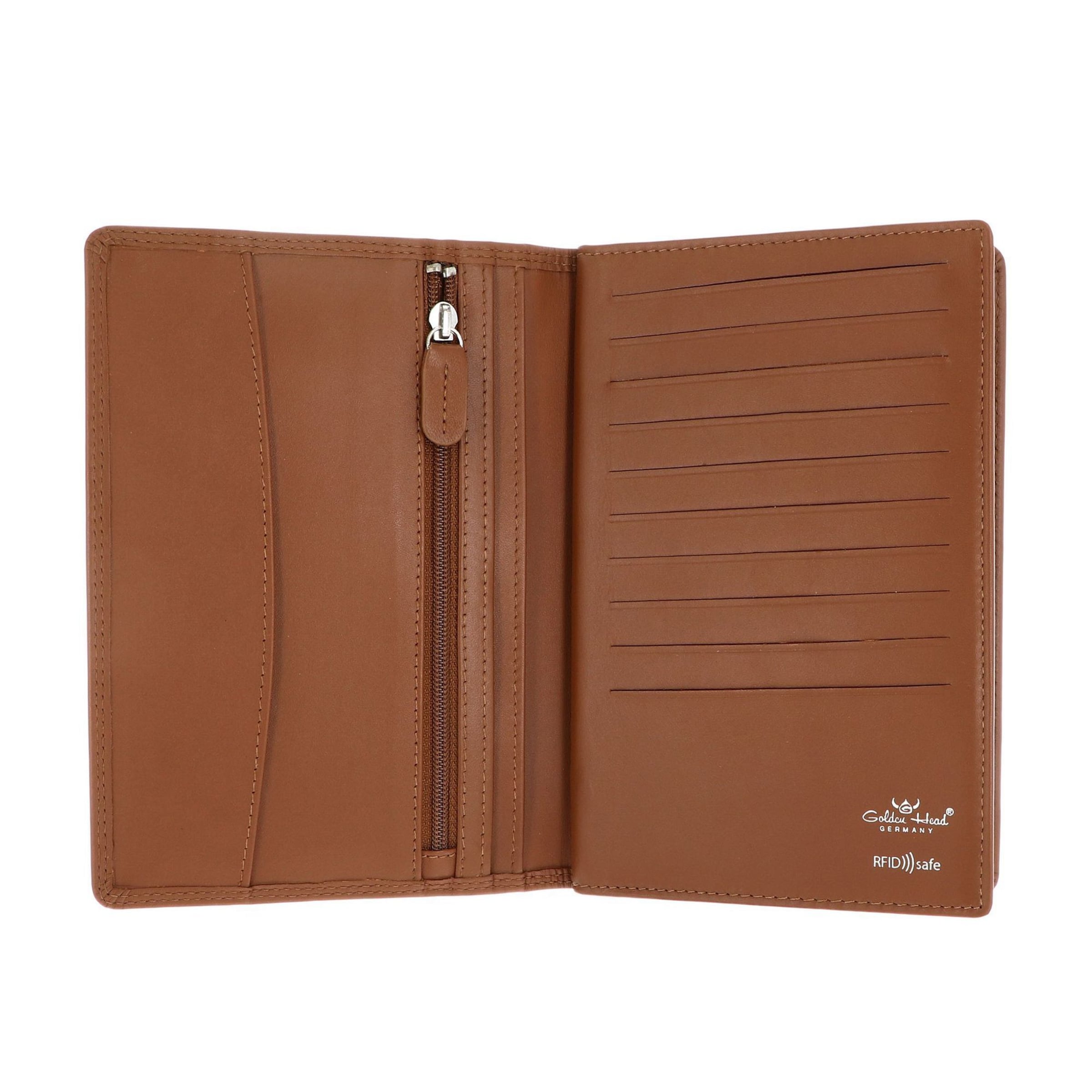Porte-monnaies GOLDEN HEAD en marron