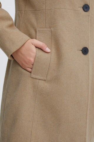 Oxmo Between-Seasons Coat 'Valerine' in Beige