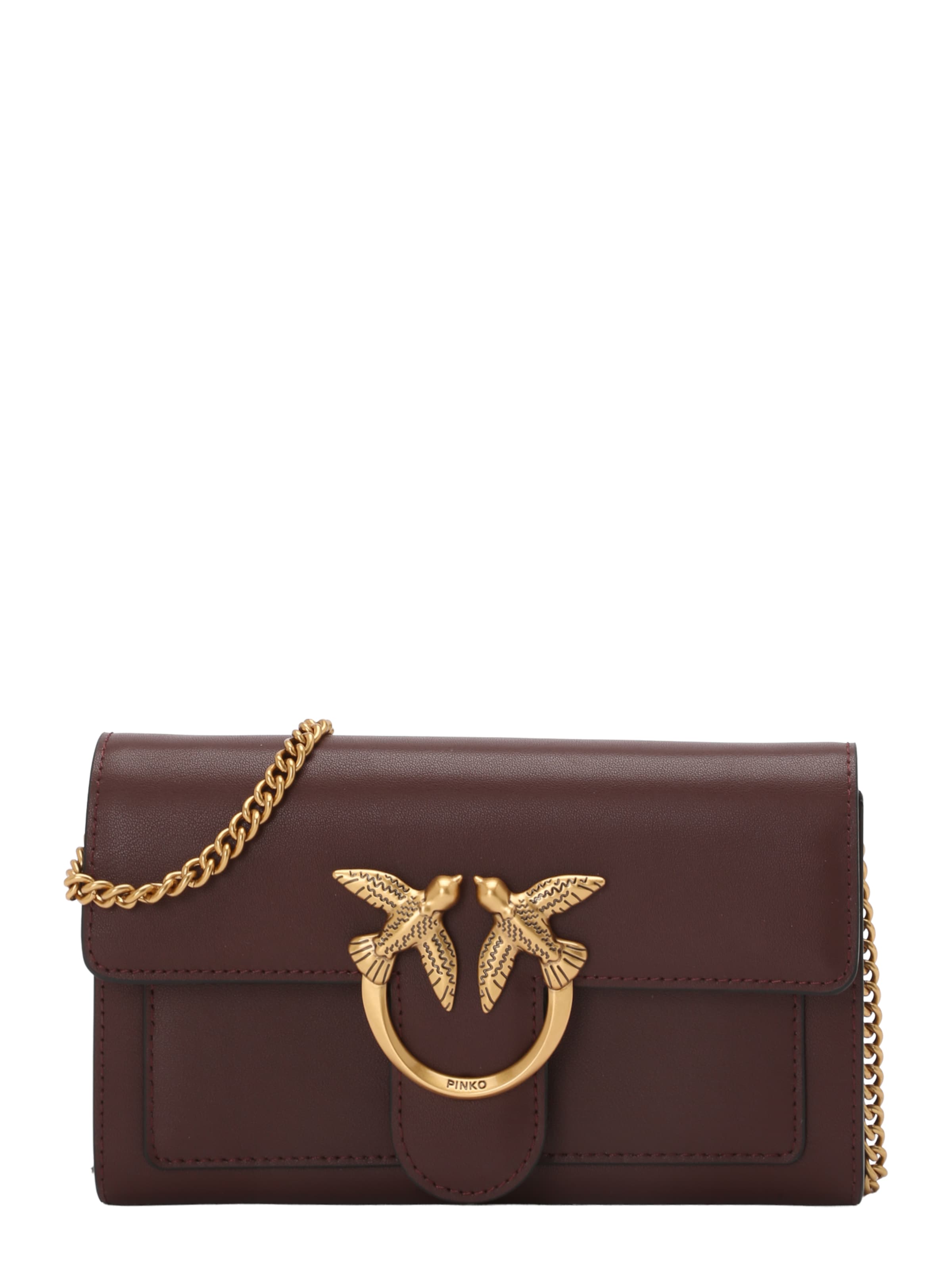 PINKO Pisemska torbica 'LOVE ONE' | rjava barva: sprednja stran