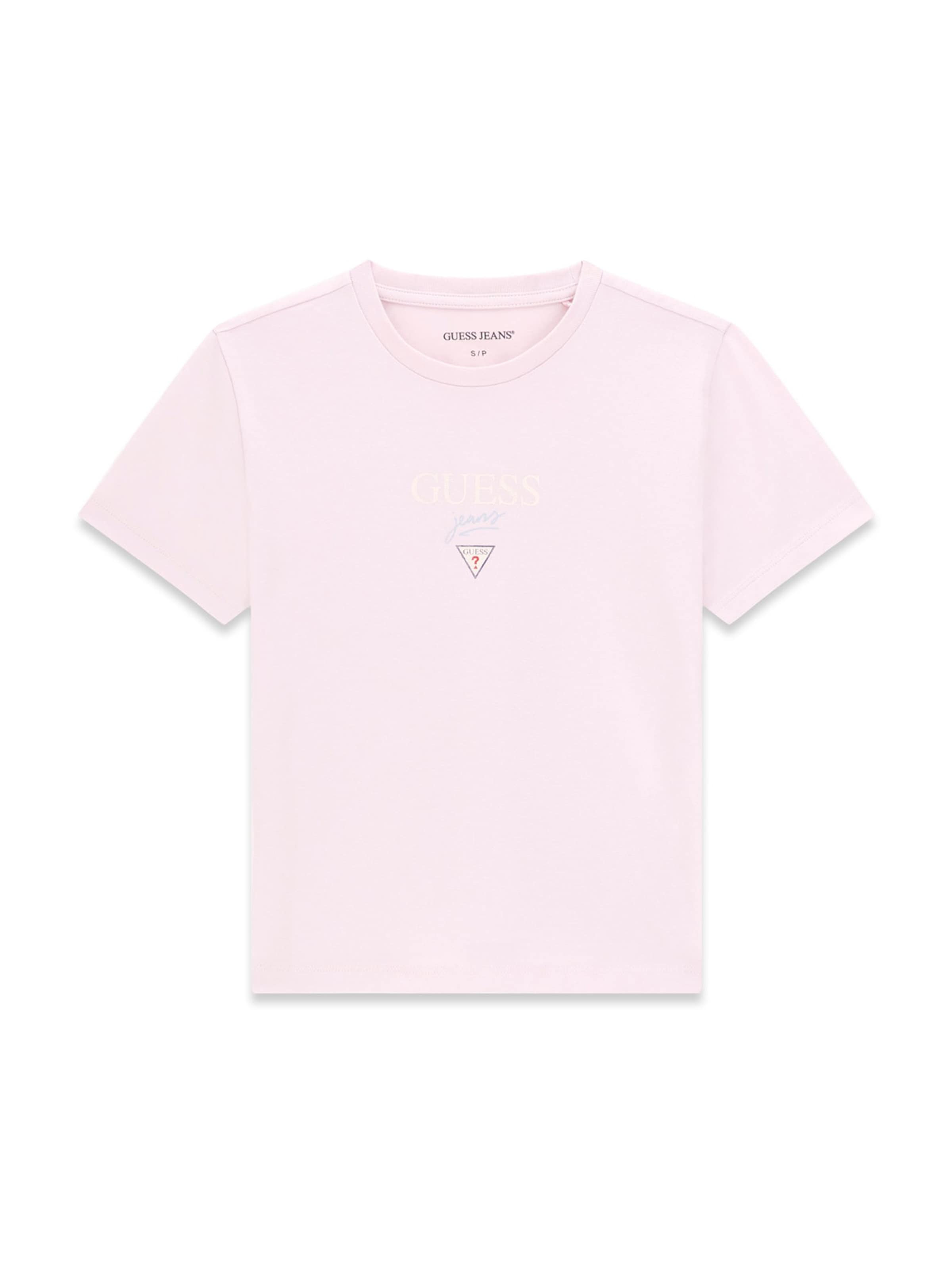 GUESS JEANS Футболка 'BABY BAKER' в Лиловый: спереди