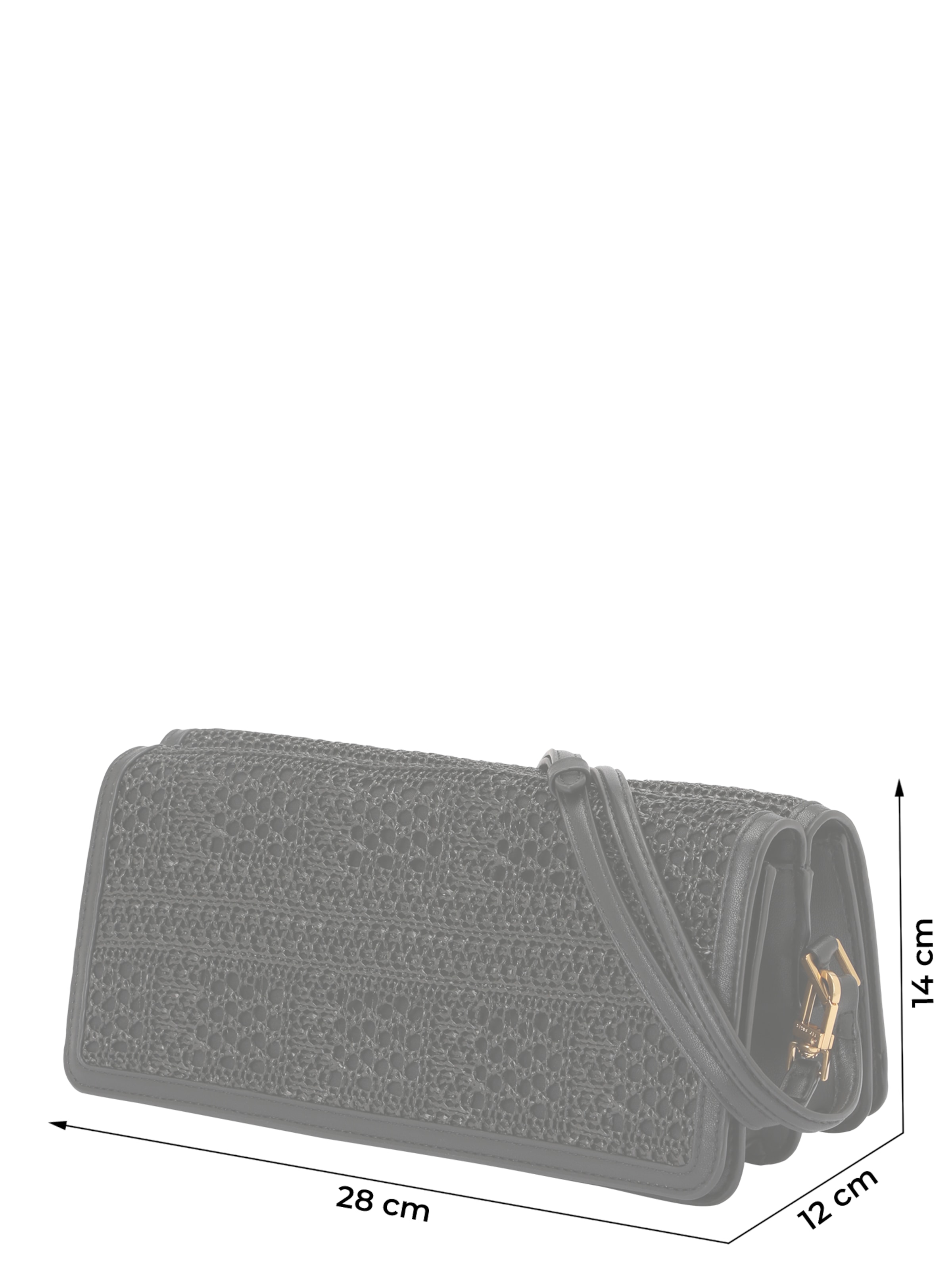 Ted Baker Torba za čez ramo 'PETTRIA' | črna barva