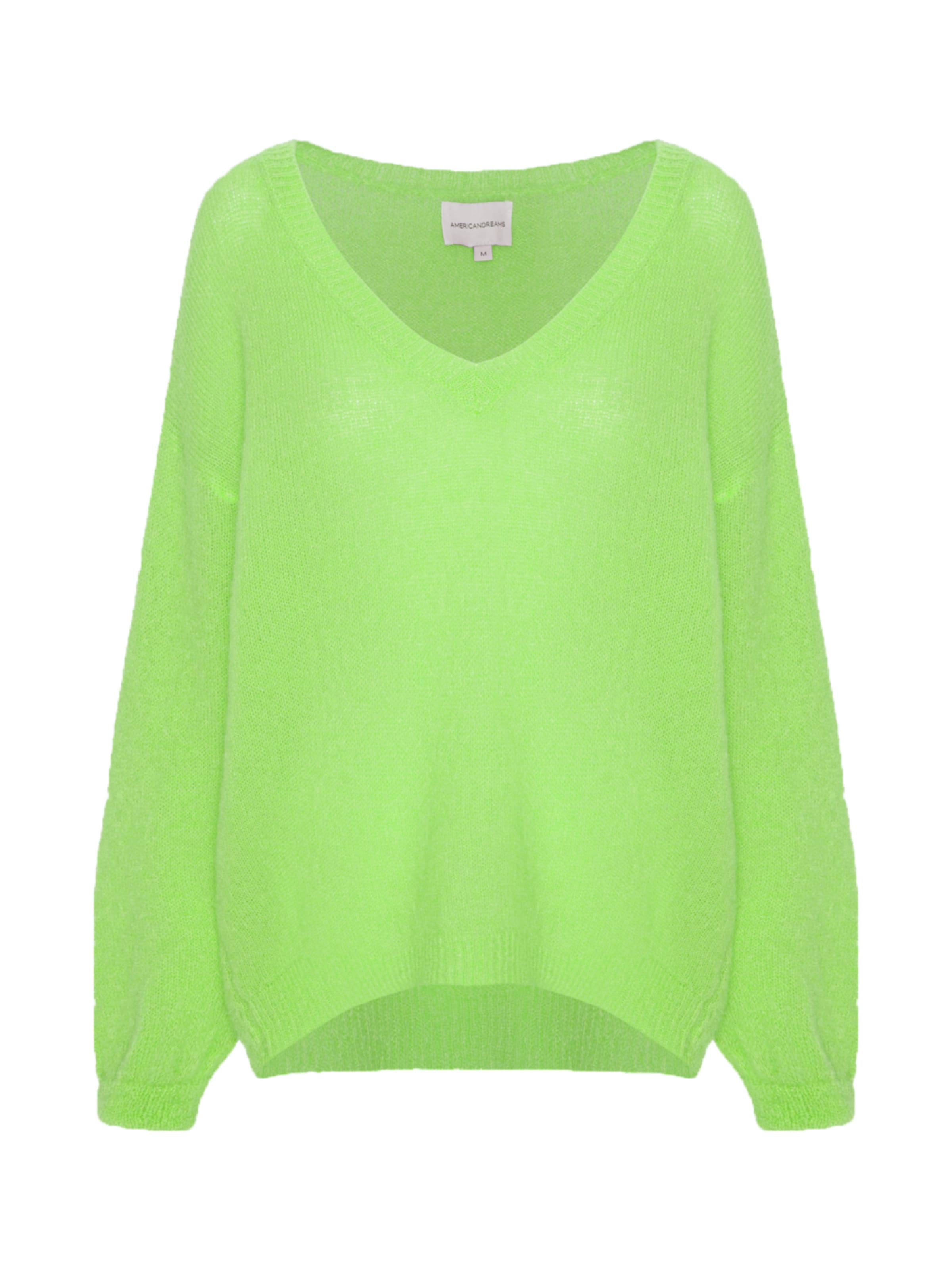 Pull-over oversize 'Silja' americandreams en vert : devant