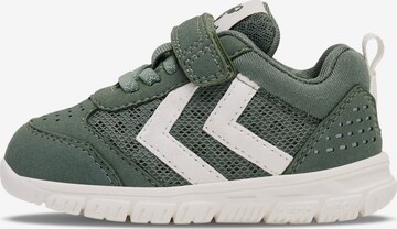 Hummel Sneakers in Groen: voorkant