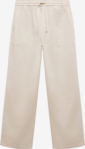 MANGO Loosefit Hose 'SUKI' in Beige: predná strana