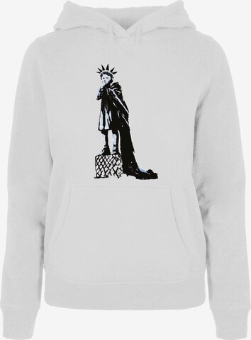 Merchcode Sweatshirt 'Liberty' in Weiß: predná strana