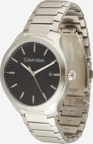 Montre à affichage analogique Calvin Klein en argent : devant