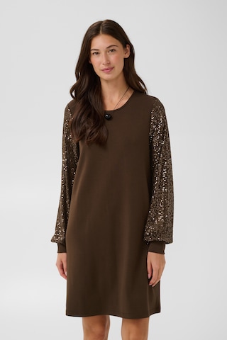 CULTURE Dress in Brown: front